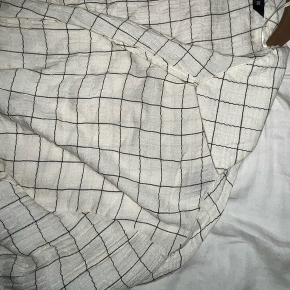 Zara trendy shirt | Long Sleeve cropped collared zara shirt - Picture 3 of 7